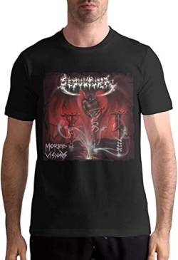 Sepultura Morbid Visions Men Classic Leisure Round Neck Short Sleeve T-Shirt T-Shirts & Hemden(3X-Large) von elect