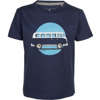 T-Shirt LÜCKENBÜßER in dunkelblau von elkline