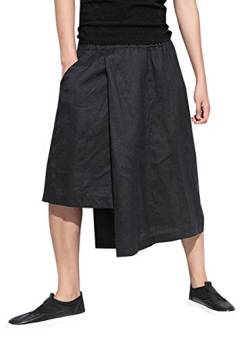 ELLAZHU Herren Sommer Freizeithose Weit Bein Caprihose GYM136 von ellazhu