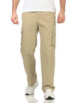 eloModa Herren Cargohose Cargo Hose Freizeithose; Beige XL/52 von eloModa