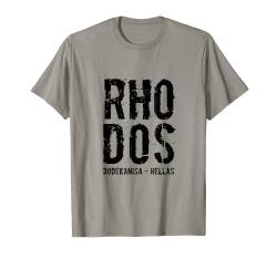Rhodos, Ägäis, Griechenland, Urlaub, Dodekanes T-Shirt von emerjoan design