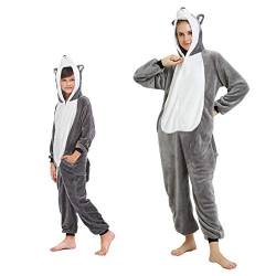Animal Pyjamas for Children, one Piece Flannel Jumpsuit, Comfortable, warm and Soft von emmarcon