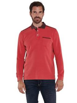 engbers Herren Herren Langarm-Shirt mit Polo-Kragen, 36153, 36153, Rot in Größe XL von engbers