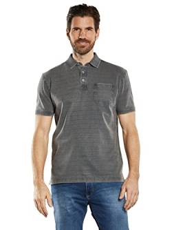 engbers Herren Herren Polo-Shirt gestreift, 34529, 34529, Silbergrau in Größe 5XL von engbers