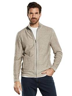 engbers Herren Herren Strickjacke strukturiert, 34288, 34288, Braunbeige in Größe M von engbers