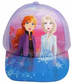 Disney Frozen Sonnenhut Mädchen, Baseballcap Kinder Mädchen ELSA und Anna Sonnenhut Kinder Mädchen Jungen ab 2-10 Jahren (as3, Numeric, Numeric_52, 10_Years, lila) von eplusm