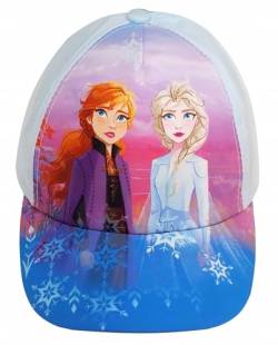 Disney Frozen Sonnenhut Mädchen, Baseballcap Kinder Mädchen ELSA und Anna Sonnenhut Kinder Mädchen Jungen ab 2-10 Jahren (as3, Numeric, Numeric_52, 10_Years, türkis) von eplusm