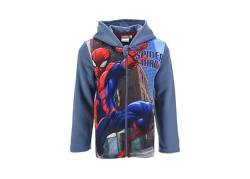 eplusm Marvel Spiderman Jacke Hoodie Kapuzenpullover Hoodie mit Reißverschluss Jungen Kapuzen Jacke Winter Sweatshirt Kinder Geschenk 98-152 cm (DE/NL/SE/PL, Numerisch, 98, Regular, blau) von eplusm