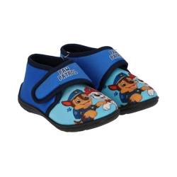 eplusm Paw-Patrol Jungen Slippers Hausschuhe mit Klettverschluss von 2 bis 6 Jahre (hell-blau, eu_footwear_size_system, toddler, numeric_range, medium, numeric_29, numeric_30) von eplusm