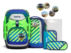 ergobag pack Set ergonomischer Schulrucksack Flexibel 6-teilig 1. Klasse Grundschule von ergobag