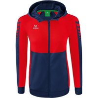 ERIMA Damen Six Wings Trainingsjacke mit Kapuze von erima