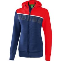 ERIMA Fußball - Teamsport Textil - Jacken 5-C Trainingsjacke mit Kapuze Damen von erima