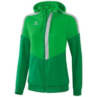 Erima Präsentationsanzug Damen Squad Tracktop Jacke mit Kapuze von erima