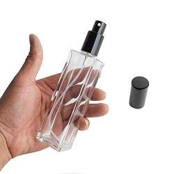 30ml Glas klar nachfüllbar Spray Parfüm Flasche leer Zerstäuber Flasche mit Schwarz Gap für Reisen Party-Make-up Werkzeug von erioctry