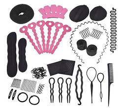 Frisier-Set, bestehend aus 20 Donut-Maker, modisches Haardesign, Styling-Accessoire, Haarnadeln, Haarklammern, Donut-Maker, Haar-Flechtwerkzeug, für Damen/ Mädchen von erioctry
