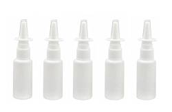 Nasenspray-Behälter, tragbar und nachfüllbar, auch für Make-up und Wasser geeignet, für zu Hause und unterwegs, aus Kunststoff, Weiß, 12 Stück von erioctry