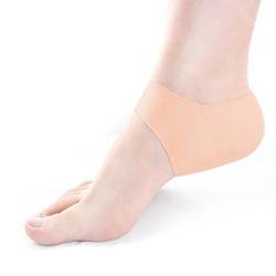 Silikon Gel Ferse protector-sock Geknackt Fußpflege Schmerzlinderung anti-cracking Kissen für Sporn, gebrochenen, Fuß Blase, Plantarfasziitis von erioctry