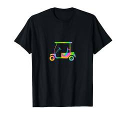 Batik-Golfwagen T-Shirt von es designs