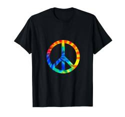 Friedenszeichen Tie Dye T-Shirt von es designs