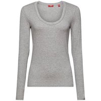 Esprit Collection Langarmshirt Top aus Rippstrick und Jersey (1-tlg) von esprit collection