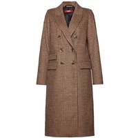 Esprit Collection Wollmantel Karierter Mantel aus Wollmix von esprit collection
