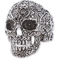 etNox hard and heavy - Gothic Ring - Ornament Skull - für Damen - silberfarben von etNox hard and heavy
