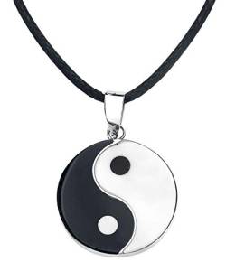 etNox magic and mystic Yin-Yang Halskette schwarz/weiß von etNox magic and mystic