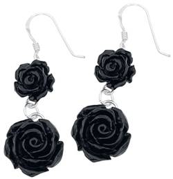 etNox Black Roses Frauen Ohrring Standard von etNox