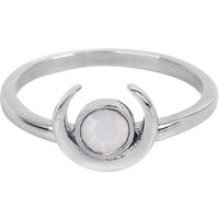 etNox - Gothic Ring - Moon - für Damen - silberfarben von etNox