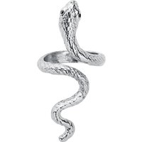 etNox - Gothic Ring - Snake - für Damen - silberfarben von etNox