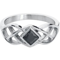 etNox - Mittelalter Ring - Keltischer Knoten - für Damen - silberfarben von etNox