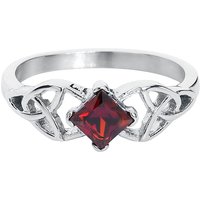 etNox - Mittelalter Ring - Keltischer Knoten - für Damen - silberfarben von etNox