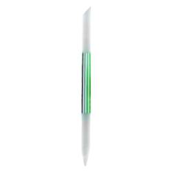 Glas Nuthunia Pusher Professionelle Maniküre Stick Nagel Nagelschnitte Entferner Werkzeuge grüne Bürsten von eurNhrN