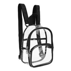 Klarer Mini -Rucksack wasserdichte Sport Rucksack Reise durch Schultasche für die Arbeit Camping Fitness Rucksack von eurNhrN