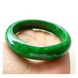 evimo Jadegrünes Jade-Armband Damen Herren Jade-Armband Jade-Armband Damen-Schmuckzubehör (Farbe: A, Größe: 56 mm) von evimo