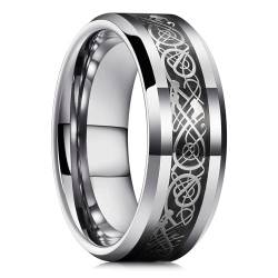 exdas Ring Ringe Damen Bijouterie Herren 8 Mm Herrenringe Ringe Für Männer Frauen Ehering 13 Style11 von exdas