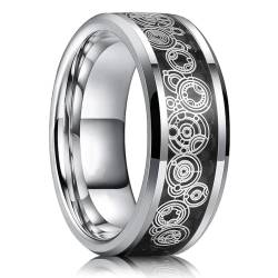 exdas Ring Ringe Damen Bijouterie Herren Mode 8Mm Ringe Für Männer Frauen Ringe Männer Ehering Geschenke 10 Style35 von exdas