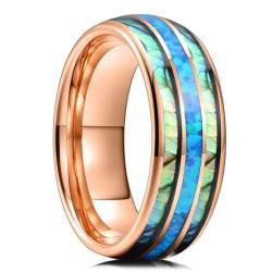 exdas Ring Ringe Damen Bijouterie Herren Modische Ringe Für Männer Und Frauen, Doppelringe, Eheringe, Geschenke, 13 Stil7 von exdas