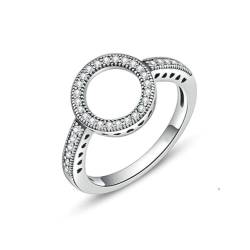 exdas Ring Ringe Damen Bijouterie Herren Sonne Mond Sonnenblume Herz Ringe Für Frauen Blume Hochzeit Kristall 6 B3047 von exdas