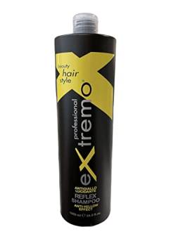 extremo Anti-Gelbstich No Yellow Silber Shampoo für weiße, graue Haare - 1 Liter - Made in Italien von extremo