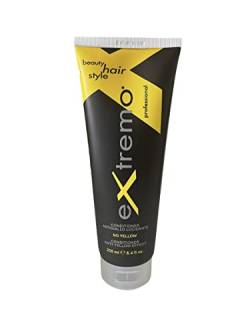 extremo Anti Gelbstich & no yellow Silber Haarmaske mit Keratin - 250 ml - Made in Italien von extremo