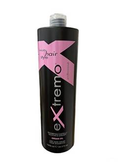 extremo Argan Shampoo für trockenes und krauses Haar - 1 Liter - Made in Italien von extremo