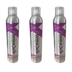 extremo professionelle NO GAS Haarspray - ohne Treibgas - Made in Italien - 3 x 300 ml von extremo