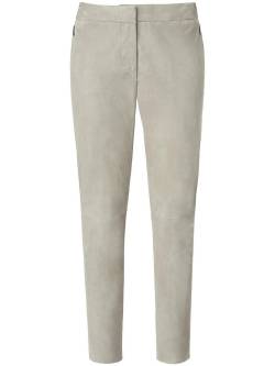 Knöchellange Lederhose Fadenmeister Berlin beige von fadenmeister berlin