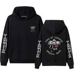 Death Note Hoodie Anime Shinigami Ryuk Cosplay Kostüm Bedruckter Pullover Langarm Kapuzenpulli Manga Pullover Tops für Damen Herren von famesale