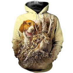 Herren Wildschwein Jäger Kapuzenpulli Camouflage Wald Sweatshirts Langarm Pullover Jacke von famesale