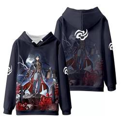 Honkai: Star Rail Blade Unisex Kapuze Damen Pulli Oberteile Herren Mode Anime Yingxing Cosplay Sweatshirt Crewneck Sweatshirt Outwear Jacke für Erwachsene Jugend von famesale