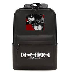 famesale Anime Death Note Rucksack Computertasche L Lawliet Yagami Light Cosplay Rucksack Daypack Bookbag Schultasche Rucksack von famesale