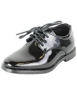 familientrends Kinderschuhe Festliche Jungenschuhe Lackschuhe schwarz Konfirmation Kommunion Hochzeit Taufe Größe 18-37, Grössen Schuhe:31;Farbe:Schwarz von familientrends