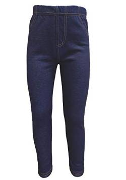 familientrends Mädchen Thermoleggings warm gefüttert Fleece Winter Legging Tregging 98-158 Jeansoptik, Grösse Bekleidung:98/104;Farbe:Blau von familientrends